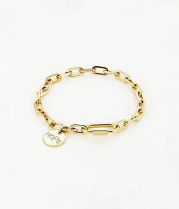 Bracelet ZAG Espoir en acier doré