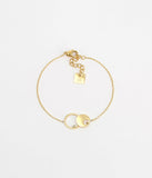 Bracelet ZAG Ceres en acier doré