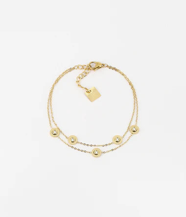 Bracelet ZAG Bellezza en acier doré