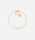 Bracelet ZAG Odile en acier doré