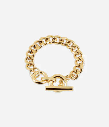 Bracelet ZAG Merez en acier doré