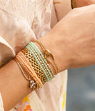 Bracelet ZAG Felik en acier doré