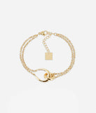 Bracelet ZAG Felik en acier doré