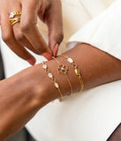 Bracelet ZAG Adone en acier doré