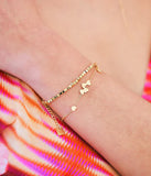 Bracelet ZAG coeurs Arisa en acier doré