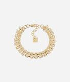 Bracelet ZAG Verbena en acier doré