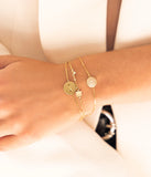 Bracelet ZAG Indira en acier doré 840J1263