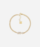 Bracelet ZAG Ugento en acier doré