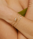Bracelet ZAG Palo en acier doré