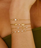 Bracelet ZAG Bancali en acier doré