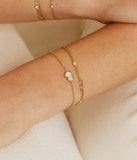 Bracelet ZAG Nicolosi en acier doré