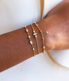 Bracelet ZAG Sersale en acier doré