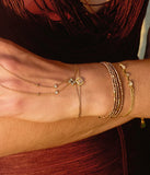 Bracelet ZAG Elan en acier doré