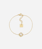 Bracelet ZAG Elan en acier doré