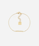 Bracelet ZAG Cassis en acier doré