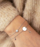 Bracelet ZAG Charm en acier doré