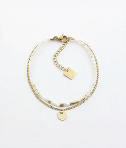 Bracelet ZAG Apache blanc