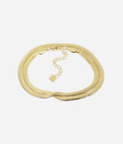 Bracelet Zag Anubis en acier doré