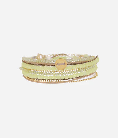 Bracelet ZAG staro vert clair phosphorescent