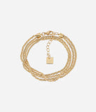 Bracelet ZAG Tulia en acier doré