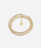 Bracelet ZAG Regina en acier doré