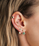 Piercing ZAG Tonga en acier doré