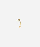 Piercing ZAG Kangaroo en acier doré