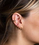 Piercing ZAG Angamos en acier doré