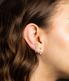 Piercing ZAG Barbade en acier doré
