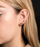 Piercing ZAG Mallorca en acier doré