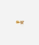 Piercing ZAG Andaman en acier doré