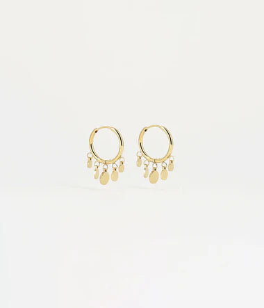Boucles d'oreilles créoles ZAG Confettis