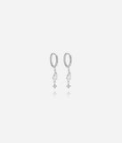Boucles d'oreilles créoles ZAG Thalia en acier