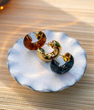Boucles d'oreilles ZAG Marble Rose