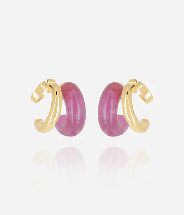 Boucles d'oreilles ZAG Luciana Violet