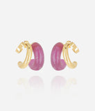 Boucles d'oreilles ZAG Luciana Violet