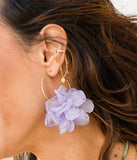 Boucles d'oreilles ZAG Cayetana Rose en acier doré et tulle