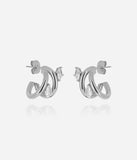 Boucles d'oreilles ZAG Veglie en acier