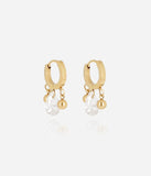 Boucles ZAG Isernia en acier doré (vendue à la pièce)