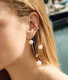 Boucles d'oreilles créoles ZAG Valoria en acier doré