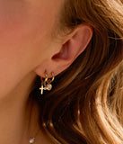 Boucles ZAG Lucky Spirit en acier doré (vendue à la pièce)