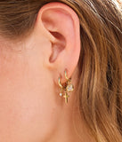 Boucles ZAG Lucky Spirit en acier doré (vendue à la pièce)