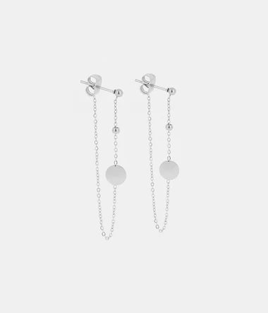 Boucles d'oreilles ZAG Atomium en acier
