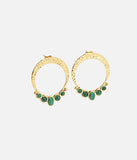 Boucles d'oreilles ZAG Cordelia verte