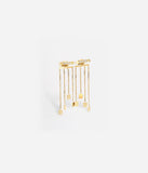 Boucles d'oreilles ZAG Mayfair en acier doré