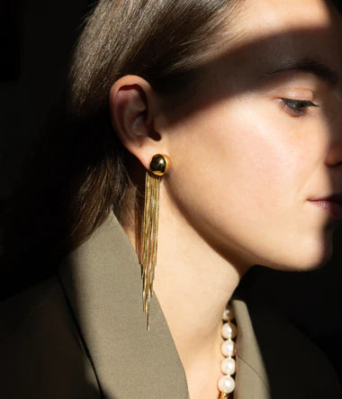 Boucles d'oreilles ZAG Meghan en acier doré