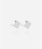Boucles d'oreilles ZAG Corner en acier