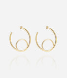 Boucles d'oreilles ZAG Vicky en acier doré