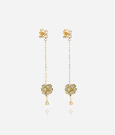 Boucles d'oreilles ZAG Bacca Vert Clair