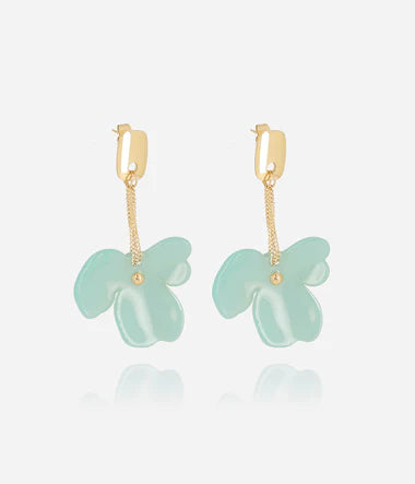 Boucles d'oreilles ZAG Hanabi turquoise